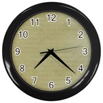 Old Letter Wall Clock (Black) Front