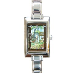 Town 1660349 1280 Rectangle Italian Charm Watch by vintage2030