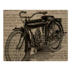 Bicycle Letter Double Sided Flano Blanket (large)  by vintage2030