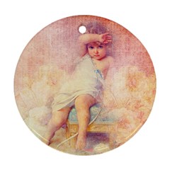 Baby In Clouds Ornament (Round)