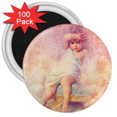 Baby In Clouds 3  Magnets (100 pack)