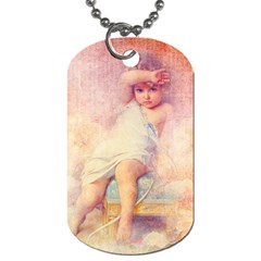 Baby In Clouds Dog Tag (One Side)