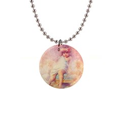 Baby In Clouds Button Necklaces