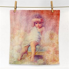 Baby In Clouds Face Towel