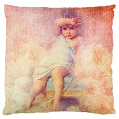 Baby In Clouds Large Cushion Case (One Side)