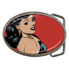 Comic Girl Belt Buckles by vintage2030
