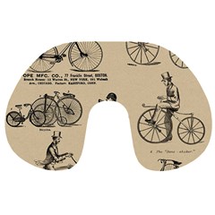 Victorian Bicycles Travel Neck Pillows by vintage2030