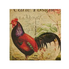 Rooster Small Satin Scarf (square) by vintage2030