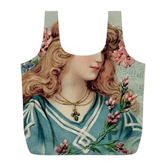 Lady Full Print Recycle Bag (l) by vintage2030