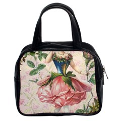 Flower Girl Classic Handbag (two Sides) by vintage2030