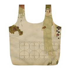 Twenties Girl Full Print Recycle Bag (L)
