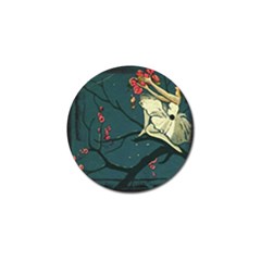 Girl And Flowers Golf Ball Marker (4 pack)