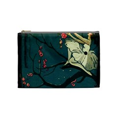 Girl And Flowers Cosmetic Bag (Medium)