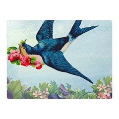 Blue Bird Double Sided Flano Blanket (mini)  by vintage2030
