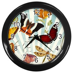 Butterfly 1064147 960 720 Wall Clock (black) by vintage2030