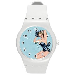 Retro 1107640 960 720 Round Plastic Sport Watch (m) by vintage2030