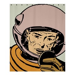 Astronaut Retro Shower Curtain 60  X 72  (medium)  by vintage2030
