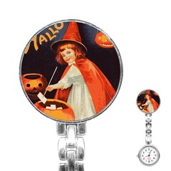 Haloweencard2 Stainless Steel Nurses Watch by vintage2030