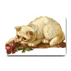 Cat 1827211 1920 Small Doormat  by vintage2030