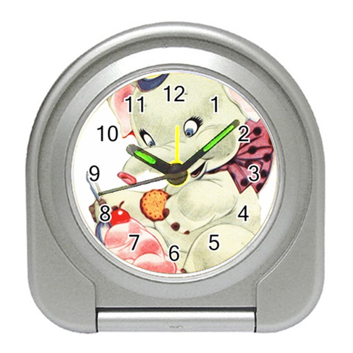 Elephant 1650653 1920 Travel Alarm Clock