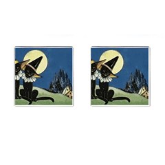 Black Cat 1462738 1920 Cufflinks (square) by vintage2030