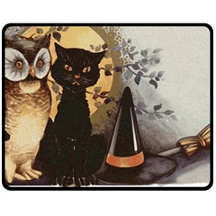 Owls 1461952 1920 Fleece Blanket (medium) 