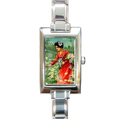 Lady 1334282 1920 Rectangle Italian Charm Watch by vintage2030