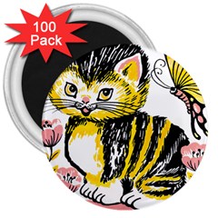 Cat 1348502 1920 3  Magnets (100 Pack)