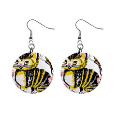 Cat 1348502 1920 Mini Button Earrings