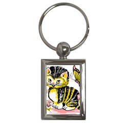 Cat 1348502 1920 Key Chains (rectangle) 