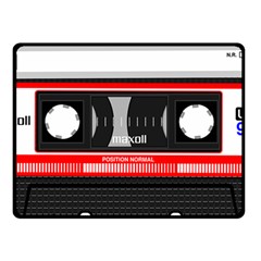 Compact Cassette Fleece Blanket (small)