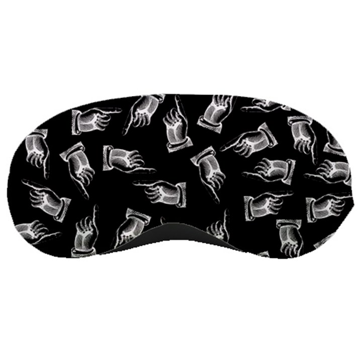 Pointing finger pattern Sleeping Masks