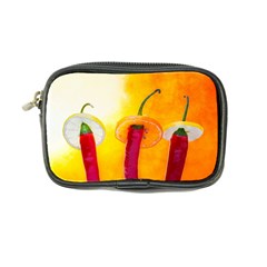 Three Red Chili Peppers Coin Purse by FunnyCow