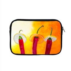 Three Red Chili Peppers Apple Macbook Pro 15  Zipper Case by FunnyCow