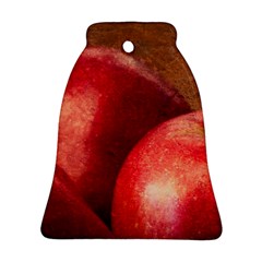 Three Red Apples Ornament (bell) by FunnyCow
