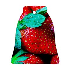 Red Strawberries Ornament (bell) by FunnyCow