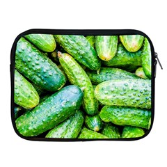 Pile Of Green Cucumbers Apple Ipad 2/3/4 Zipper Cases by FunnyCow