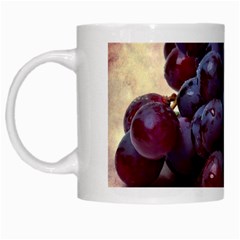 Red And Green Grapes White Mugs by FunnyCow