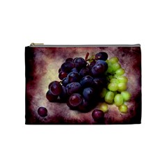 Red And Green Grapes Cosmetic Bag (medium) by FunnyCow