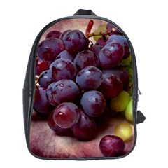 Red And Green Grapes School Bag (xl) by FunnyCow