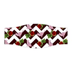 Cat Rose Chevron Stretchable Headband by snowwhitegirl