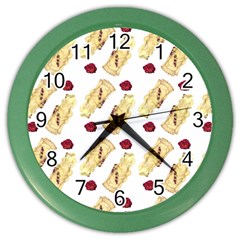 Victorian Wedding Dress Color Wall Clock