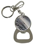 Black And White Bottle Opener Key Chains Front