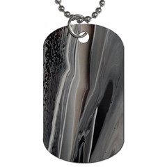 Black Marble Dog Tag (two Sides) by WILLBIRDWELL