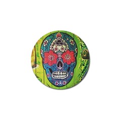 Mexican Skull Golf Ball Marker (4 Pack) by alllovelyideas