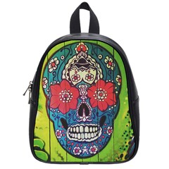 Mexican Skull School Bag (small) by alllovelyideas
