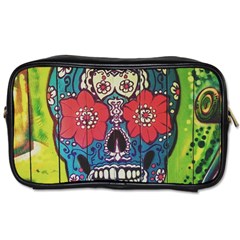 Mexican Skull Toiletries Bag (one Side) by alllovelyideas