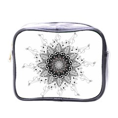 Mandala Misic Mini Toiletries Bag (one Side) by alllovelyideas