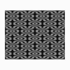 Monochrome Centipede Arabesque Small Glasses Cloth by linceazul