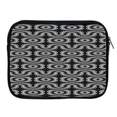 Monochrome Centipede Arabesque Apple Ipad 2/3/4 Zipper Cases by linceazul